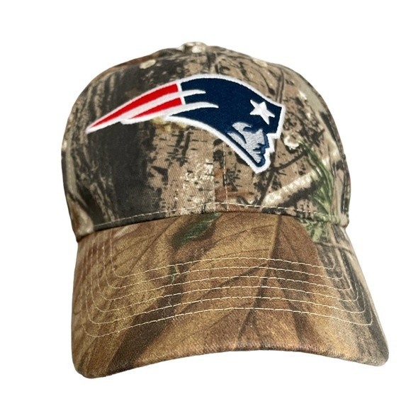Camouflage New England Patriots Baseball Cap Hat One Size - Picture 1 of 7